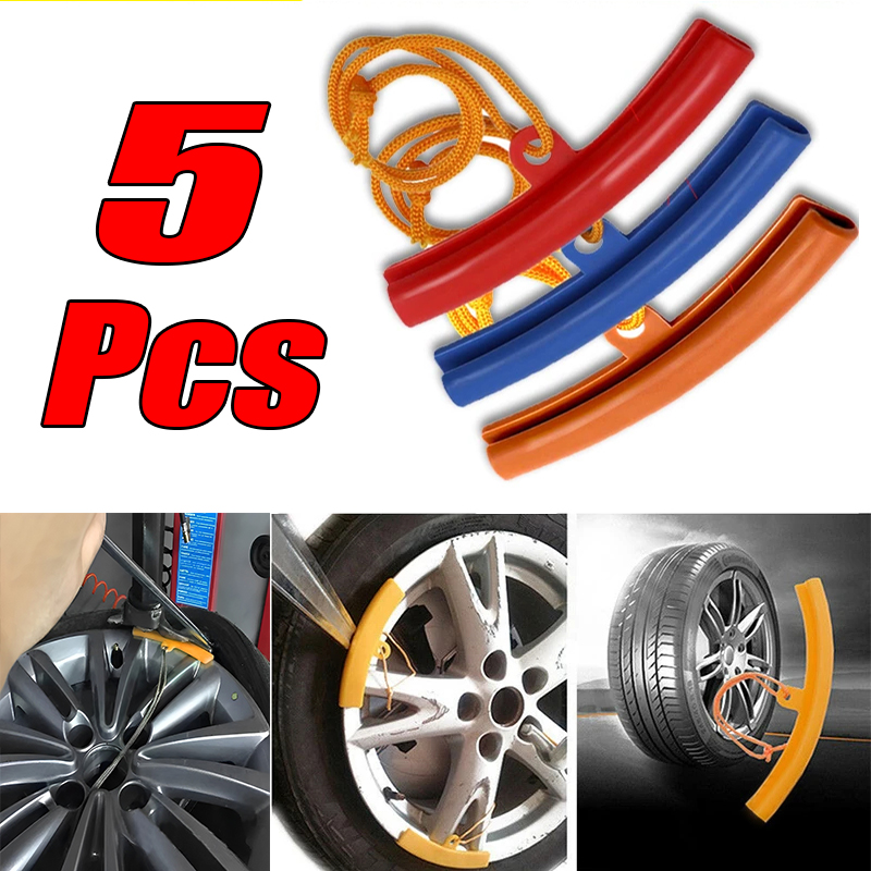 Motorcycle Gear Jammer - 5Pcs Car Motorcycle Wheel Guard Rim