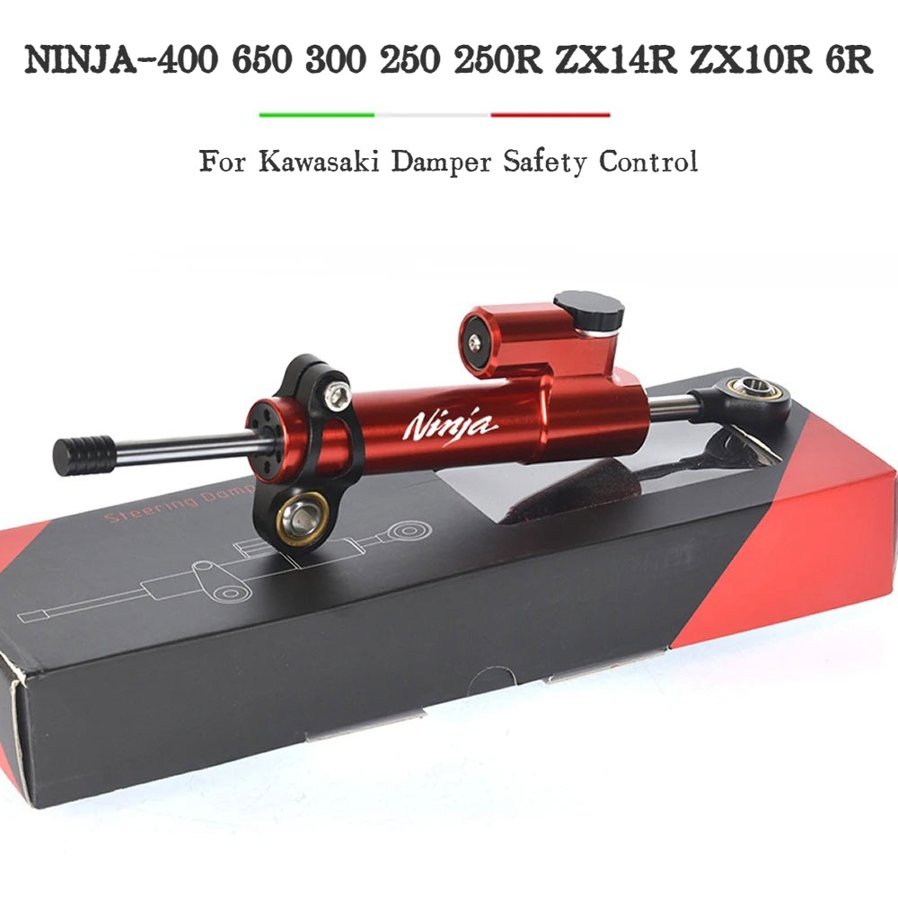 Motorcycle Gear Airbag - CNC Adjustable Motorcycles Steering Stabilize Damper