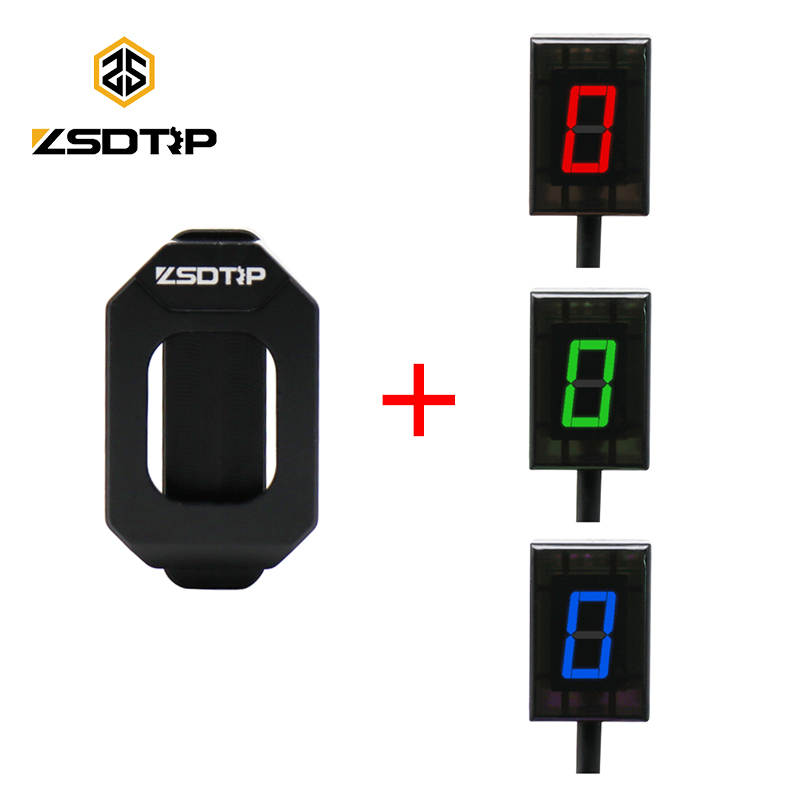Motorcycle Gear Ratio - ZSDTRP 6 Speed Universal Motorcycle Digital