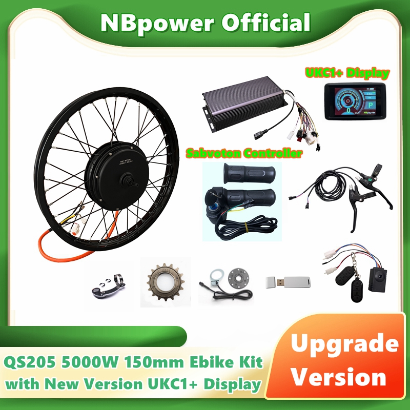 Motorcycle Gear Kit - NBpower/QS205 5000W V3 150mm Rear Motorcycle