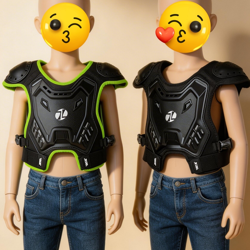 Chest Protector Armor - Children Motorcycle Armor Vest Chest and