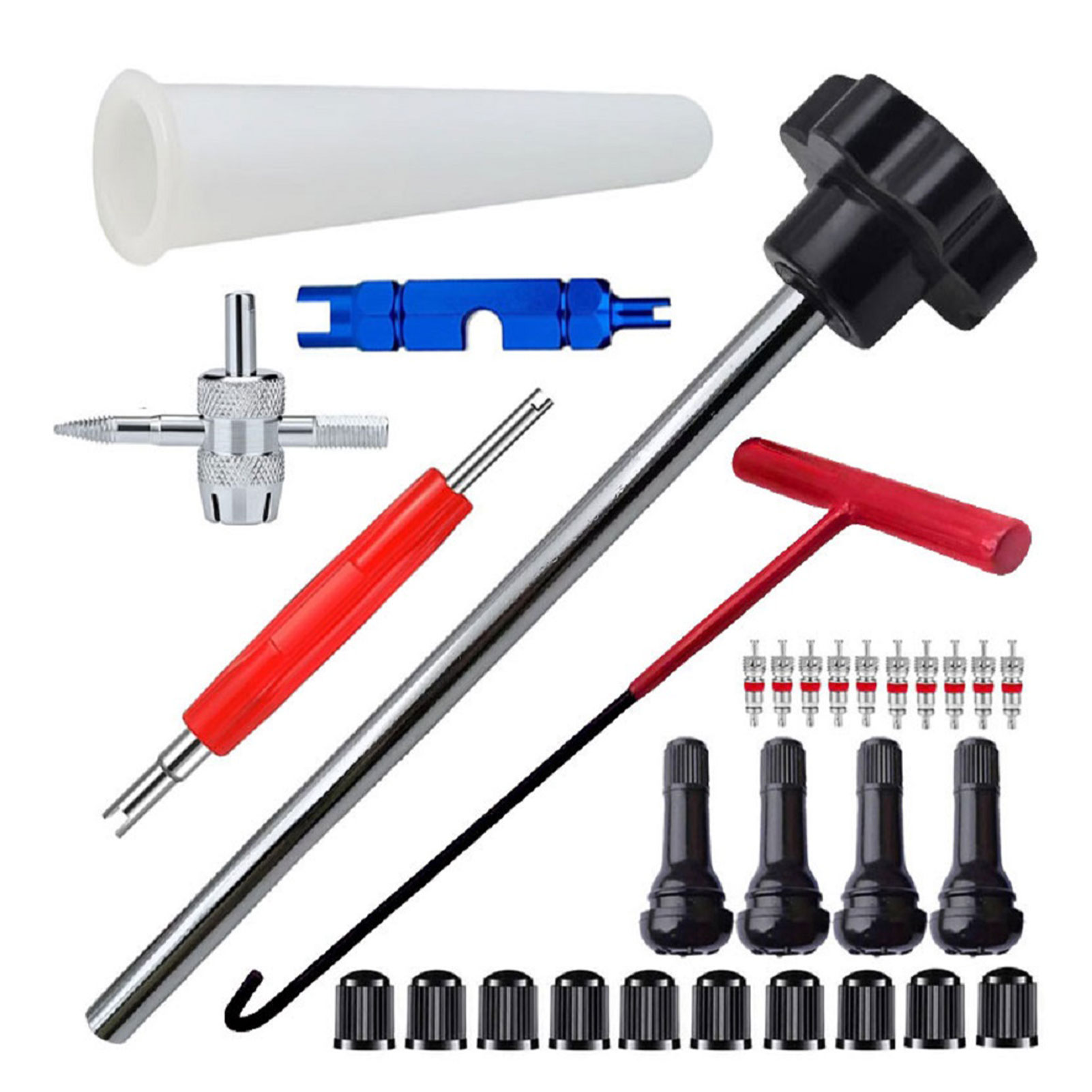 Motorcycle Gear Jammer - Quick Change Tire Valve Tool Kit