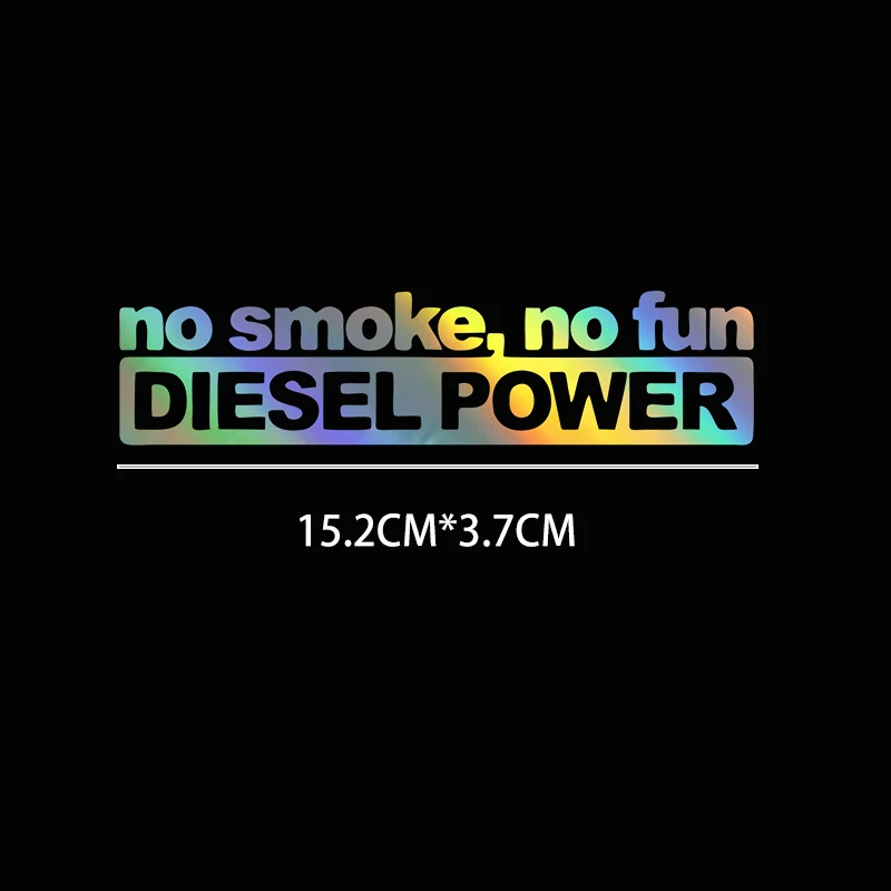 Motorcycle Gear Up - 15.2X3.7CM Car Stickers NO SMOKE NO