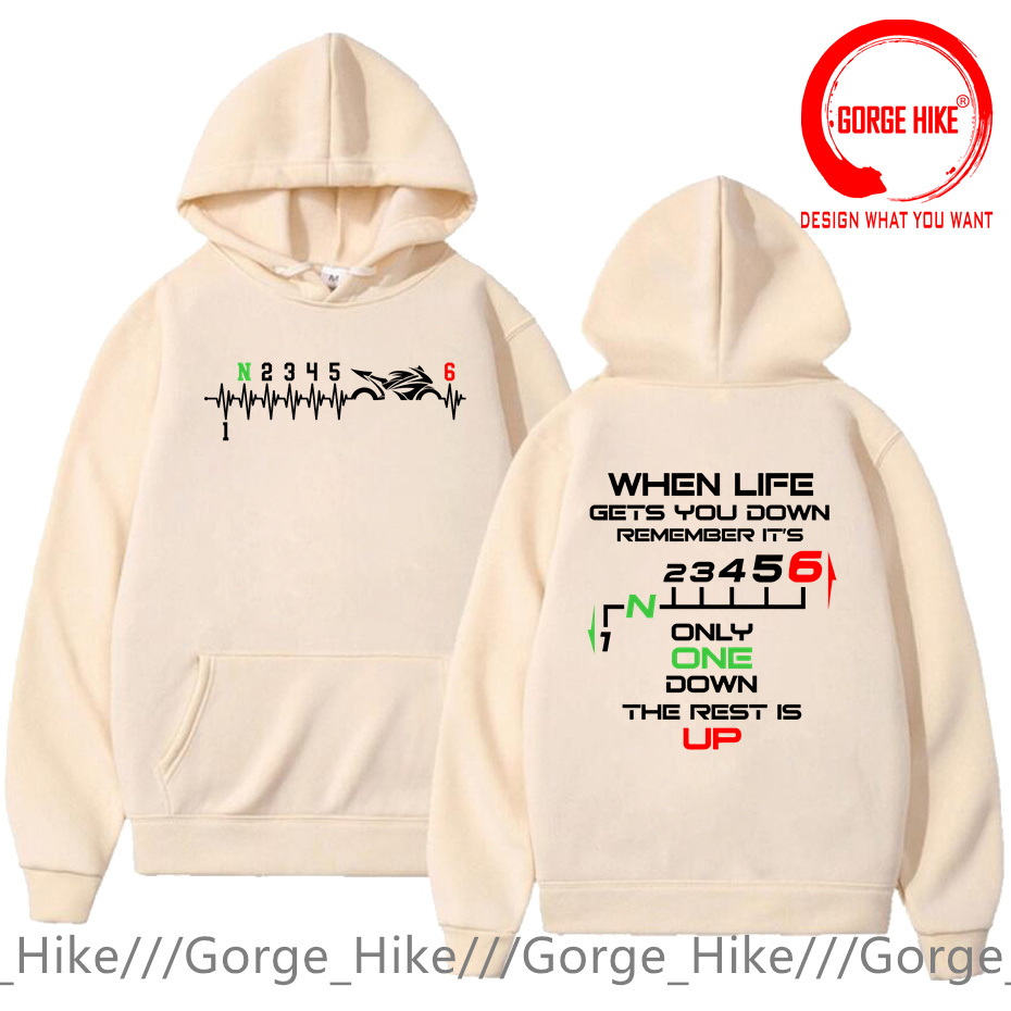 1N23456 Motorcycle Gear Shift  - đánh giá và giá Motorcycle Gear Hoodie