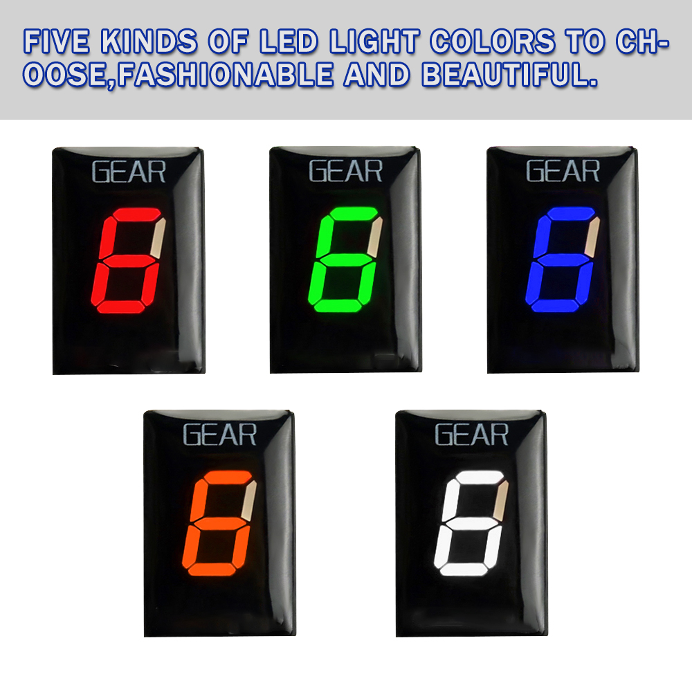 Bánh Màn Hình Hiển Thị Đèn Báo - đánh giá và giá Motorcycle Gear Indicator