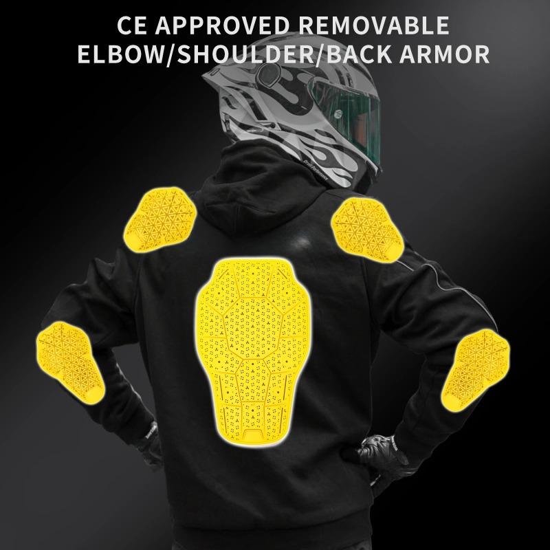 Motorcycle Armored Hoodie, War - đánh giá và giá Motorcycle Gear Hoodie