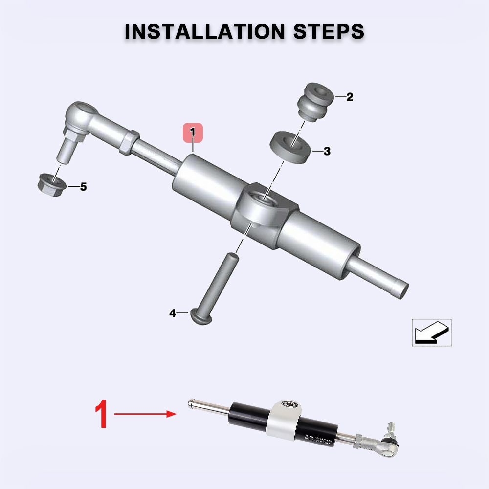 Motorcycle Steerring Damper St - đánh giá và giá Motorcycle Gear Airbag