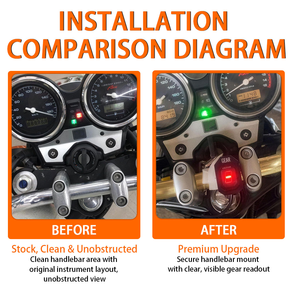 Fit For Universal Motorcycle A - đánh giá và giá Motorcycle Gear Indicator