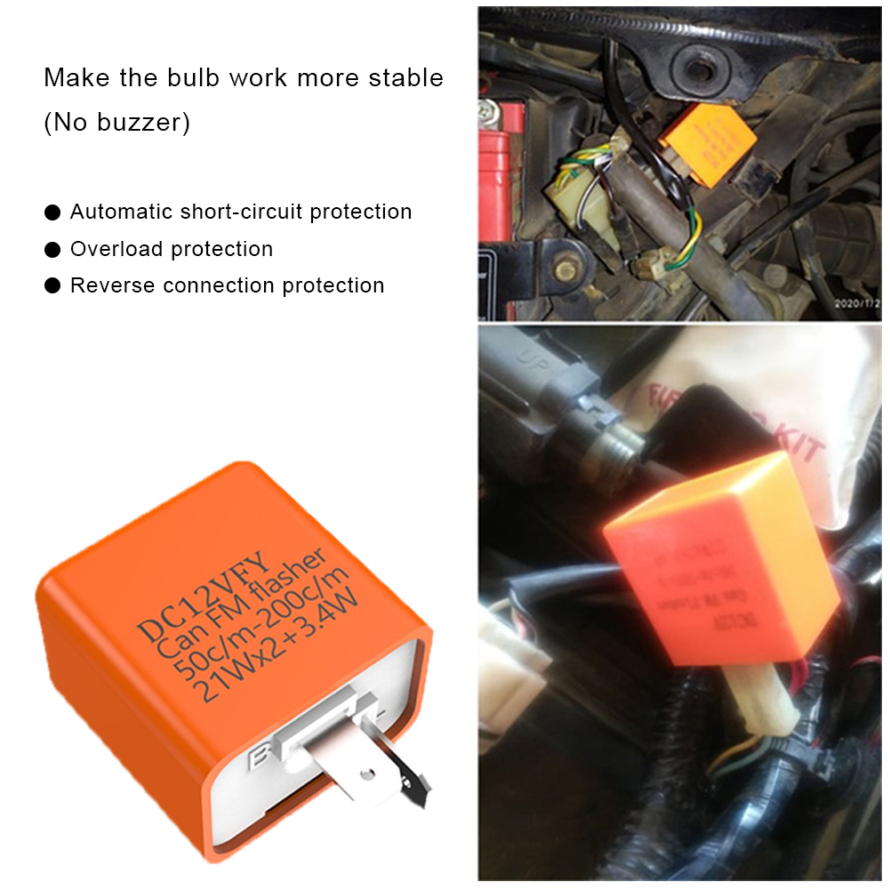 DV 12V LED Flasher Adjustable  - đánh giá và giá Motorcycle Gear Indicator