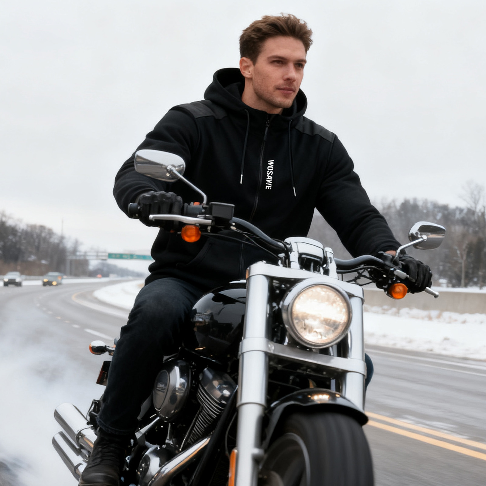 WOSAWE Motorcycle Hoodie Jacke - đánh giá và giá Motorcycle Gear Hoodie