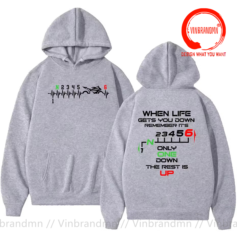 1N23456 Motorcycle Gear Shift  - đánh giá và giá Motorcycle Gear Hoodie
